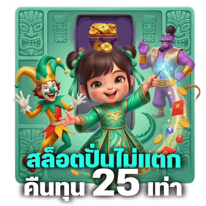 สล็อตปั่นไม่แตกคืนทุน 25 เท่า
